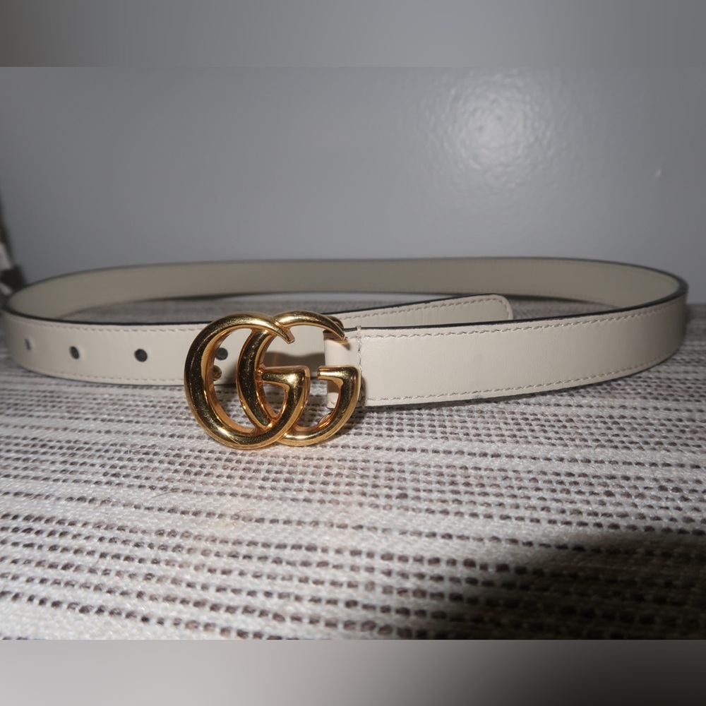 Authentic Gucci GG MARMONT THIN BELT